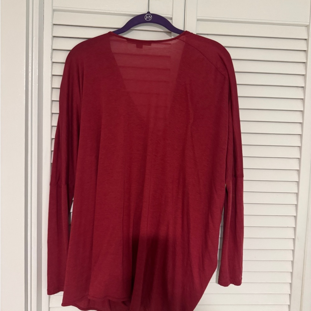 All Saints Women's Red Long Sleeve Top XS